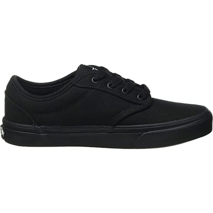 Vans Atwood Low Top Lace-Up Zwart Canvas Kinderslippers KI5186