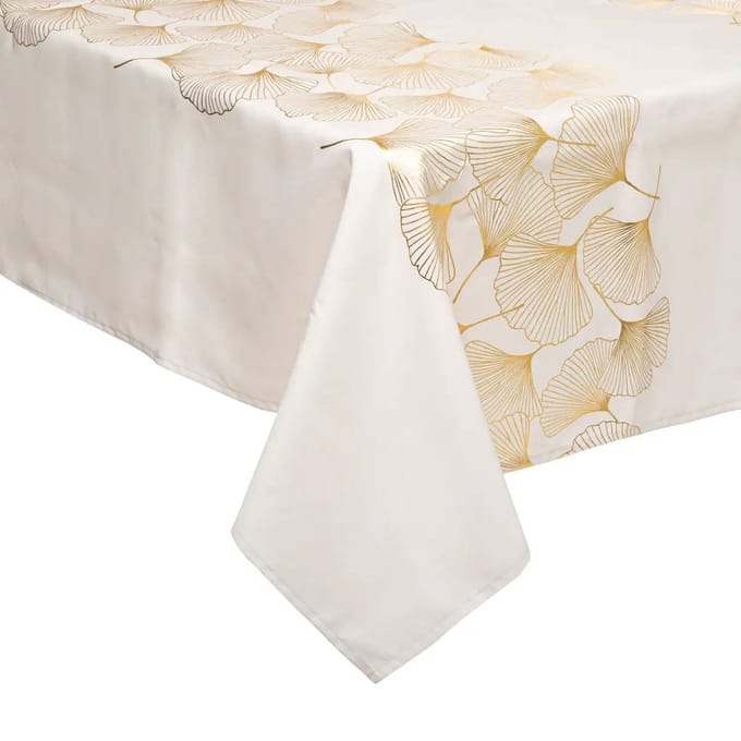 Tafelkleed met GINKO-patroon, 140 x 240 cm