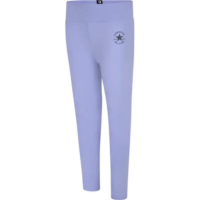 Converse Kids Chuck Patch High Rise Leggings Paars 10-12 Years Meisjes