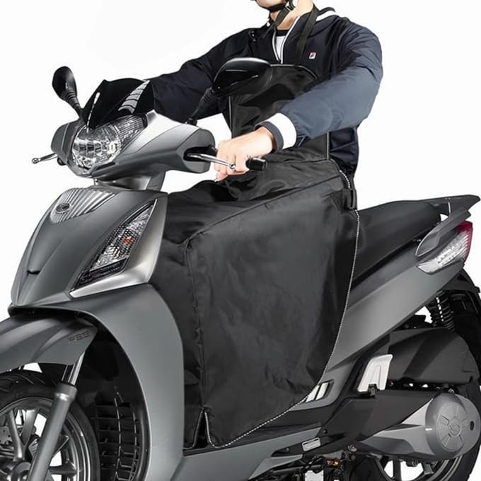 Zylo® Scooter Deken - Beenkleed - Waterdicht - Winddicht - 150x70x3cm - Zwart