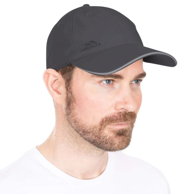 Trespass Heren Cosgrove Quick Dry Baseball Cap (Zwart)