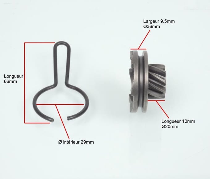 rock kick one voor scooter yamaha 50 bws 4sb-e5631-00-00 nieuw