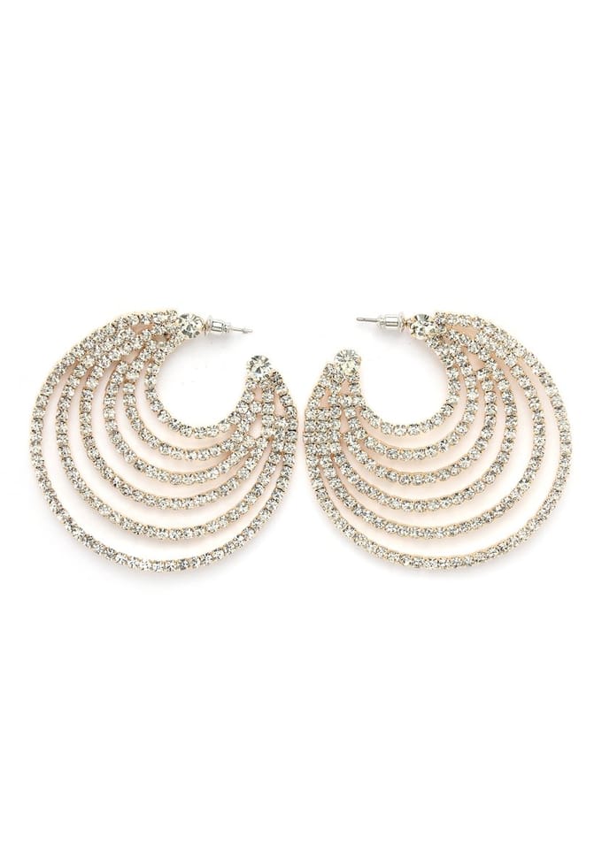 AVANT-GARDE PARIS Oorbellen - Chic - Modeaccessoire - Goudkleurig - Uniek Design - Elegante Curved Silhouette