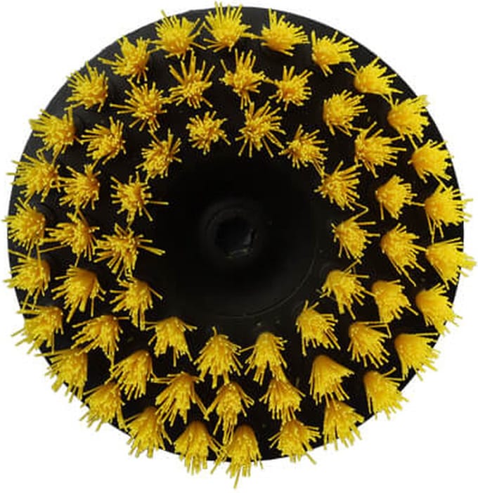 D CON MACHINE SPINNING CARPET TAPIJT BORSTEL ZACHT GEEL