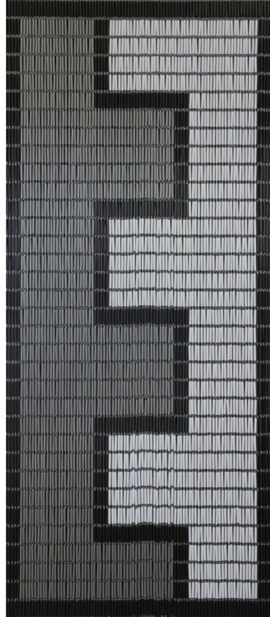 Sun-arts Vliegengordijn Rits Hulzen 210 X 90 Cm Pvc Wit/grijs