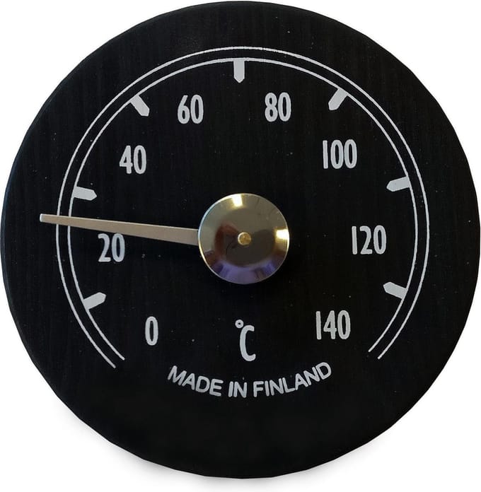 Saunia - sauna thermometer - Zwart
