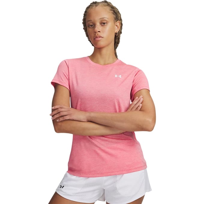 Under Armour Twist T-shirt met korte mouwen voor dames (Roze)