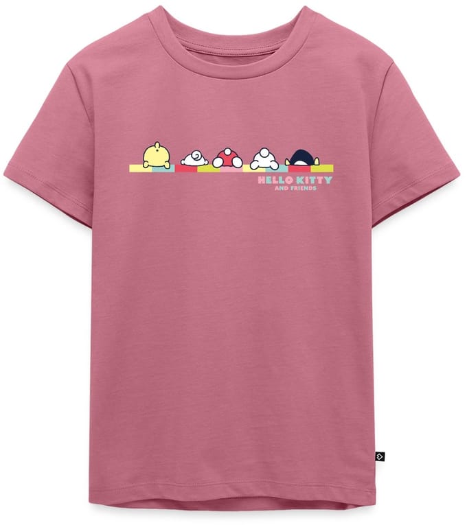 Hello Kitty En Vrienden Achterste Premium T Shirt Kinderen