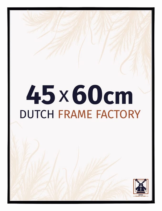 Fotolijst 45x60 cm - Kunststof - Zwart Mat - Easy