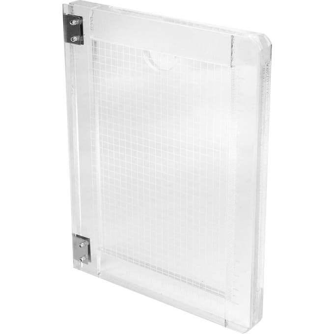 Outil de Positionnement de Plateforme de Tamponnage DIY Carte Faite Main Gabarit de Tamponnage Transparent white