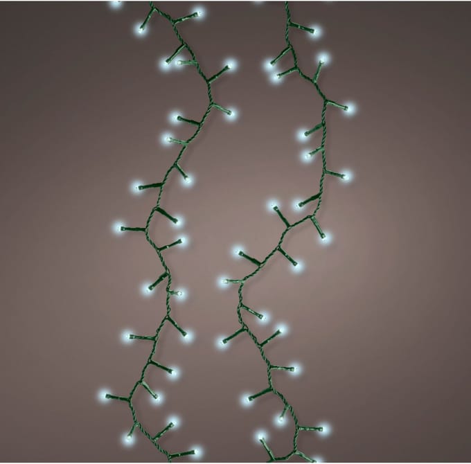 KAEMING B.V. - Witte lichtslinger 400 led 10 m met 8 functies