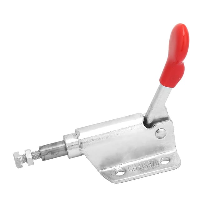 Fer Galvanisé 10mm Plage Pousser-Tirer Libération Rapide Pince à Bascule Capacité 60kg white