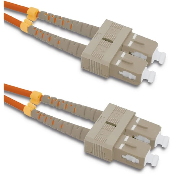 Vezeloptische patchkabel SC/UPC-SC/UPC |   Multimode |   50/125 |   OM2 |   Duplexwoning |   2m