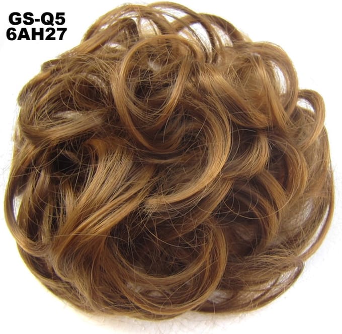 Jumada's - Haar Wrap, hairextensions knotje bruin 6A/27#