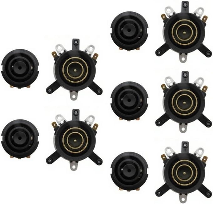 Waterkoker Connector Set - Thermostaat Onderdeel - Water Verwarmen - Functioneel Ontwerp - 5 Sets - Zoals Afgebeeld