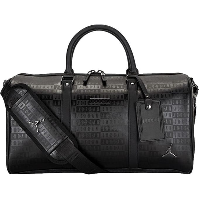 Sac en Cuir Artificiel Jordan, Sac Bandoulière, Sac de Sport Régulier Unisexe ONESIZE black