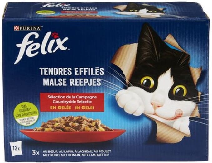 4x FELIX reepjes mals Campagne gelei 12x85g