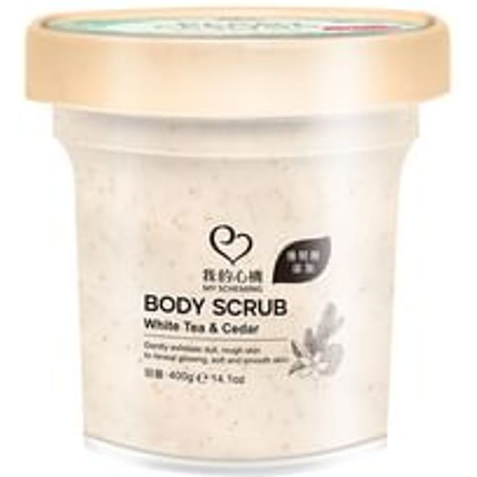My Scheming - White Tea & Cedar Body Scrub 400g
