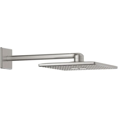 Grohe Rainshower SmartActive 310 Cube overhead shower set with 2 spray types and wall connection 26479DC0