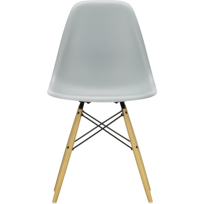Vitra - DSW Eames Plastic Sidechair - lichtgrijs RE - gelige esdoorn - 4 - 6 Wochen