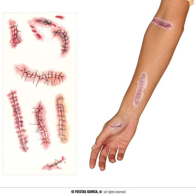 Fiestas Guirca - Scar face tattoo