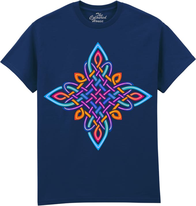 Celtic 4 Star The Coloured House T-shirt M