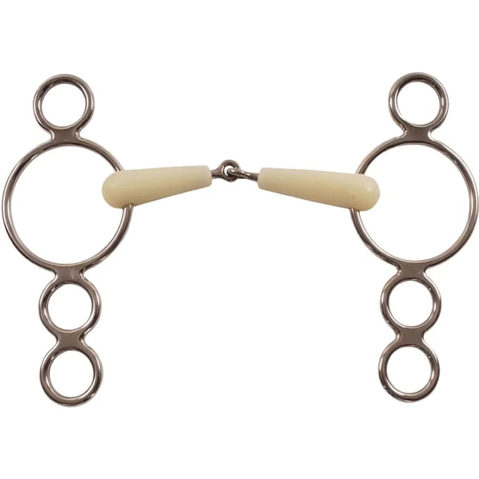 Mors met 4 ringen voor paard Happy Mouth HM