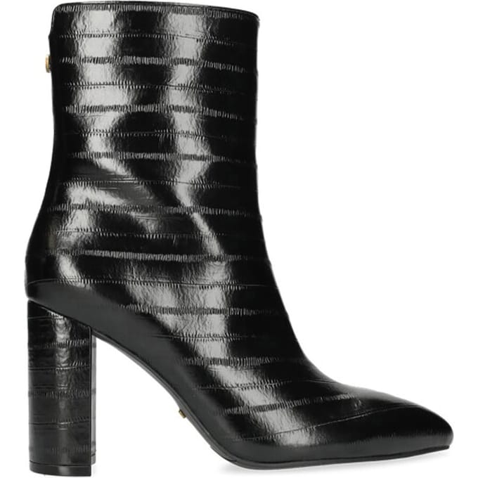 Mexx Vida Indy Enkellaarsjes - Enkelboots met rits - Dames - Zwart - Maat 40