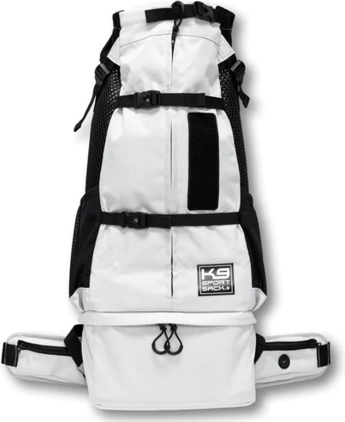 K9 Sport Sack Knavigate Medium Lichtgrijs Hondenrugzak - draagtas hond