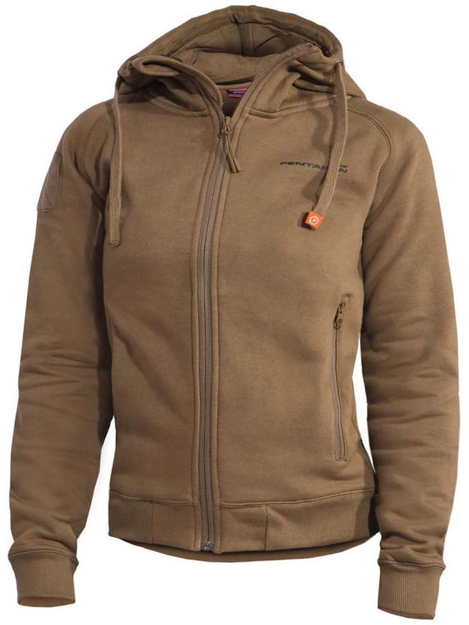 Pentagon Aphrodite Sweatshirt Met Rits Bruin S Vrouw