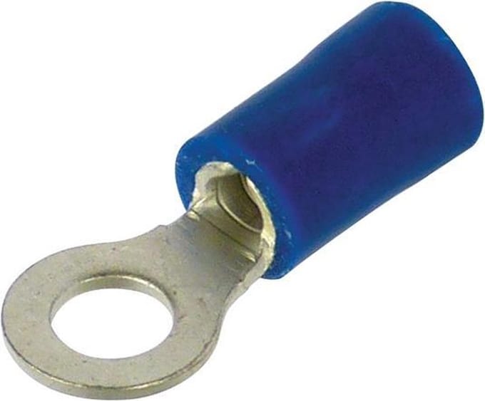 Carpoint Ring Kabelschoen 654 M4 Blauw 10 Stuks