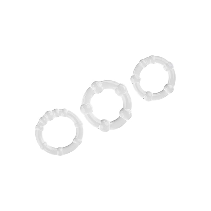 'Erection Rings', 3 stukken, 3,1 3,4cm