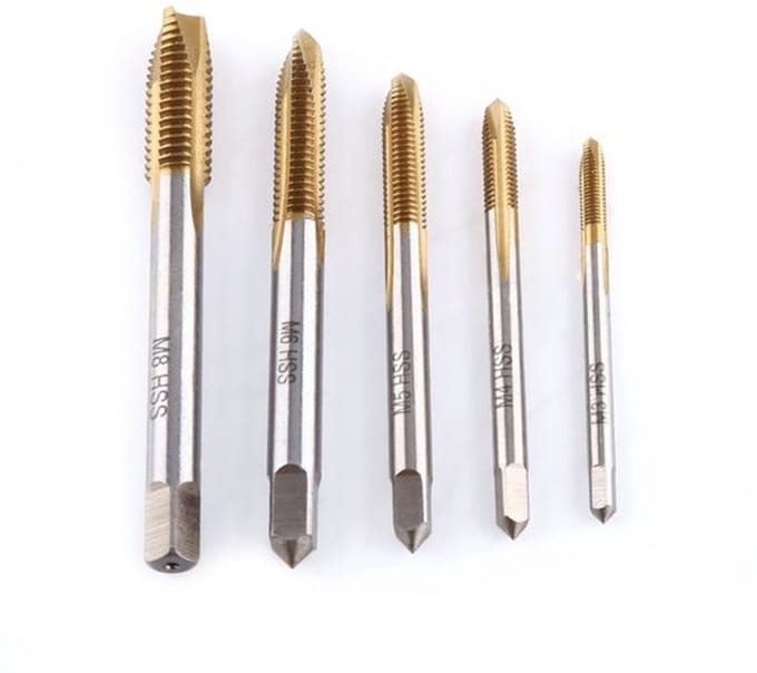 Dailygoody - Set Van 5 Stuks Rechte Fluitkranen - Schroefdraad