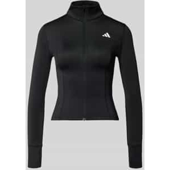 Adidas Performance Optime Essentials Jack Met Lange Ritssluiting - Dames - Zwart
