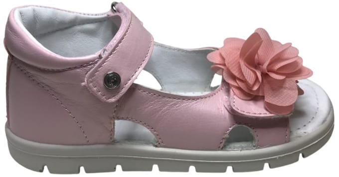 Falcotto - Popsun - Mt 26 - velcro lederen sandalen - bloem - roze