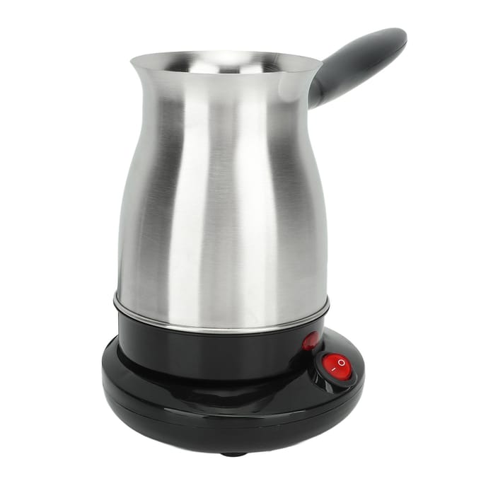 600ml Elektrische Koffie Verwarmingspot Roestvrij Staal Elektrische Waterkoker 600W L gray