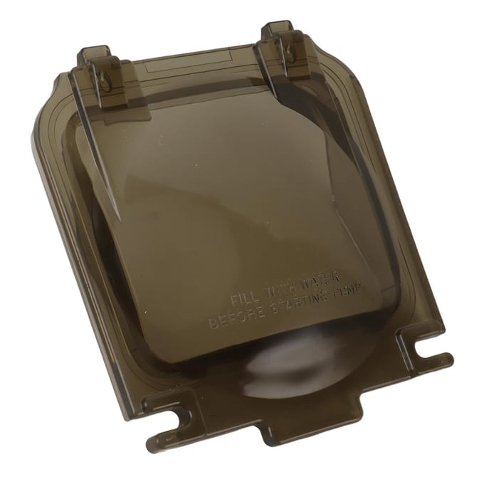 Zwembadpompdeksel Pompdeksel Vervanging met Pakking voor Hayward SP1600X5 SPX1600D Boosterpomp black