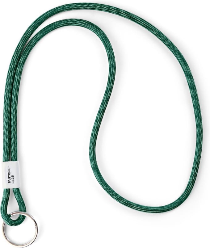 Pantone Keycord - Sleutelhanger Groot - Donker Groen - by Copenhagen Design