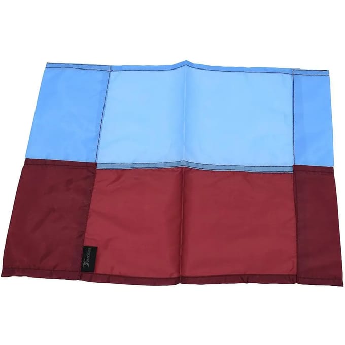 Precision Training - cornervlag - Bordeaux/blauw - polyester - 43x28 centimeter