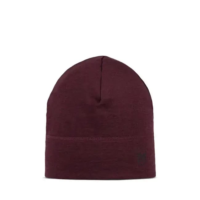 BUFF© Merino Lightweight Beanie SOLID GARNET - Muts