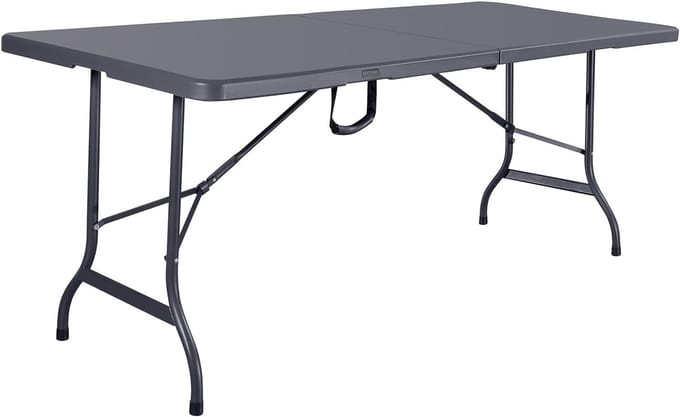 Inklapbare Buffettafel 180 cm - Campingtafel, Tuintafel, Partytafel, Eettafel - Draagbaar en Lichtgewicht