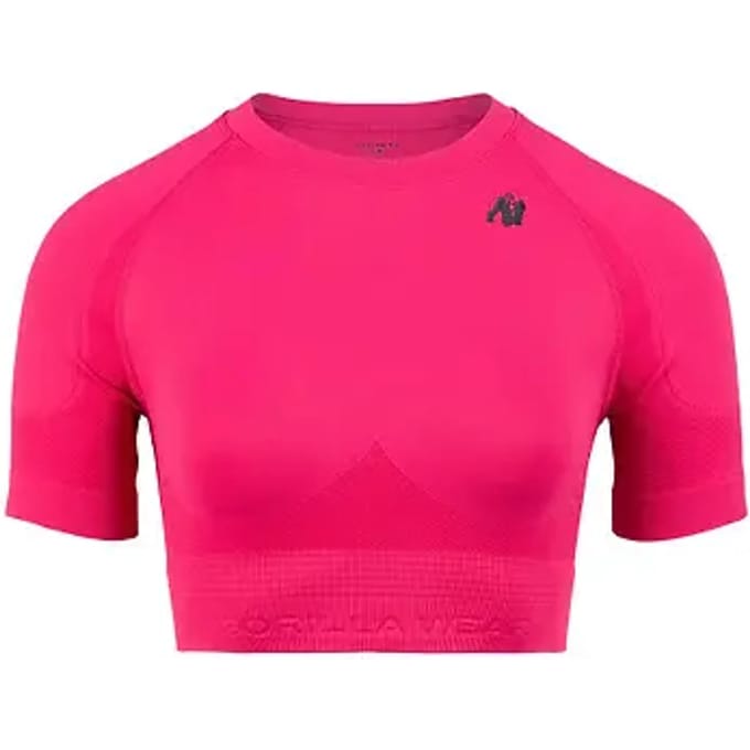 Gorilla Wear Whitney Seamless Crop Top - Roze - M/L