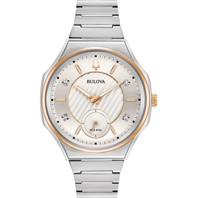 BULOVA 98P182 - Horloge - RVS - Zilverkleurig - 40 mm