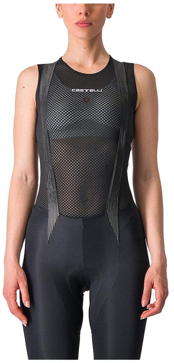 Castelli Pro Mesh Mouwloos Basislaag Zwart S Vrouw
