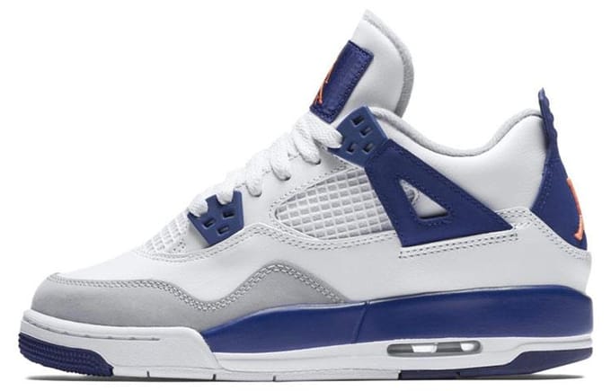 Air Jordan 4 'Deep Royal Blue' GS 487724-132 38.5 gray