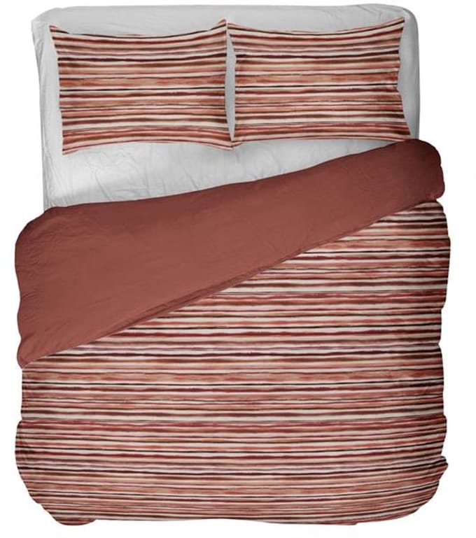 Kayori Ona Dekbedovertrek - Extra breed - 260x200/220 cm - Rood