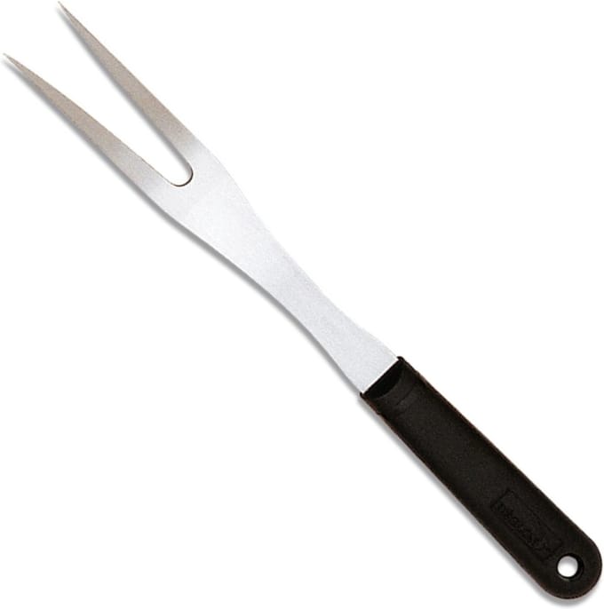 Déglon Gebogen vleesvork – antislip handvat – roestvrij staal – 20 cm – zwart