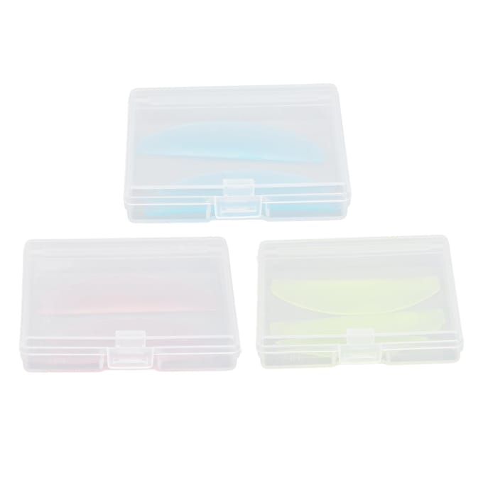 3 Paar Wimperlift Pads Wimperlift Staven Lash Perm Kruller Make-up Siliconen Pads Lash Lifting white