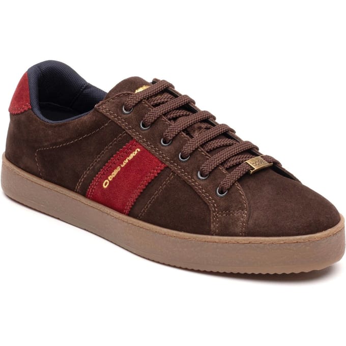 Base London Hopper Leren Heren Sneakers Brun