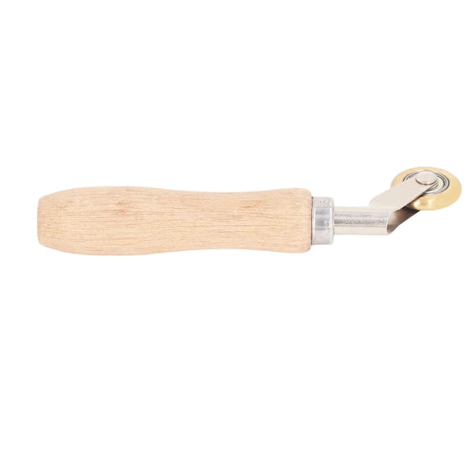 Messing Aandrukwiel Waterdichte Handheld Roller Hoeknaad Gladmakend Gereedschap Laspistool Accessoires Dia beige